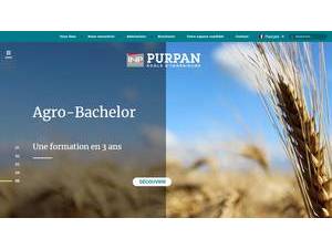 Purpan Engineering School's Website Screenshot
