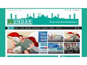 Darul 'ulum University's Website Screenshot
