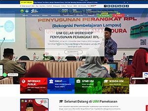 Universitas Islam Madura Pamekasan's Website Screenshot