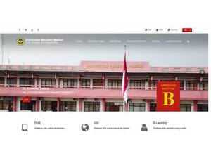 Free University of Madiun's Website Screenshot