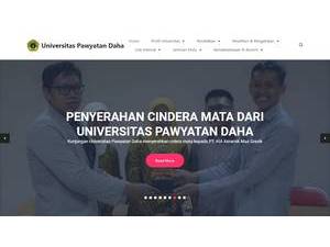 Universitas Pawyatan Daha's Website Screenshot