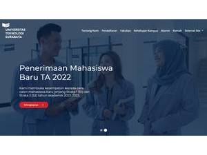 University of Technology, Surabaya's Website Screenshot