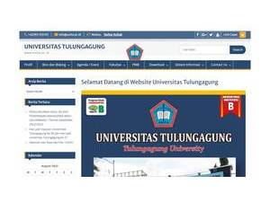 Universitas Tulungagung's Website Screenshot
