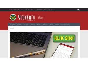 Yudharta Pasuruan University's Website Screenshot