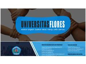 Flores University's Website Screenshot