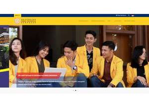 Universitas Hindu Indonesia's Website Screenshot