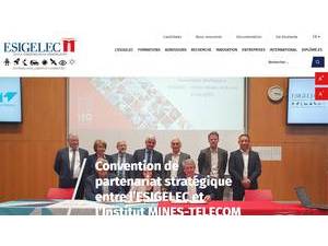 École Supérieure d'Ingénieurs en Génie Électrique's Website Screenshot