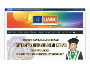 Muhammadiyah University of Kupang's Website Screenshot