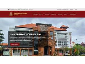 Universitas Ngurah Rai's Website Screenshot