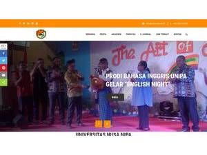 Universitas Nusa Nipa's Website Screenshot
