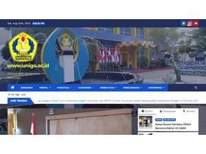 Universitas Gorontalo's Website Screenshot