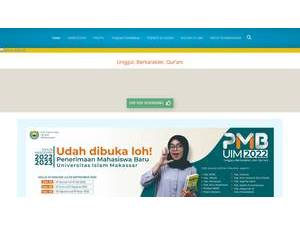 Islamic University of Makassar's Website Screenshot
