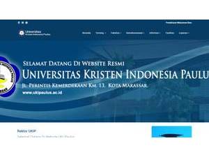 Christian University of Indonesia, Paul's Website Screenshot