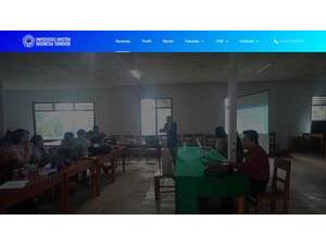 Christian University of Indonesia, Tomohon's Website Screenshot