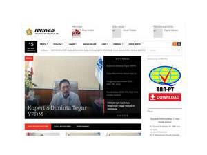 Darussalam Ambon University's Website Screenshot