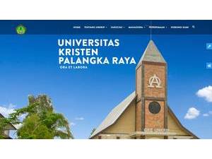 Universitas Kristen Palangka Raya's Website Screenshot