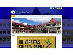 Universitas Kristen Papua's Website Screenshot
