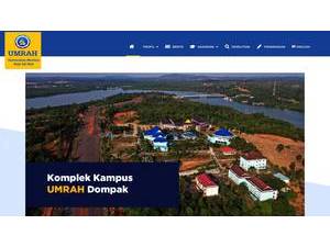 Raja Ali Haji Maritime University's Website Screenshot