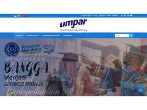 Universitas Muhammadiyah Parepare's Website Screenshot