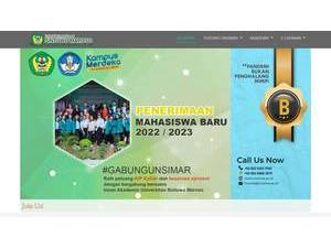 Sintuwu Maroso University's Website Screenshot