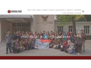 University of South East Sulawesi's Website Screenshot