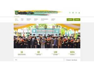 Universitas Yapis Papua's Website Screenshot