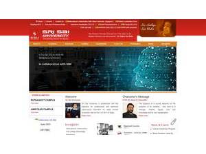 Sri Sai University's Website Screenshot