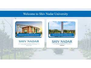Shiv Nadar University's Website Screenshot