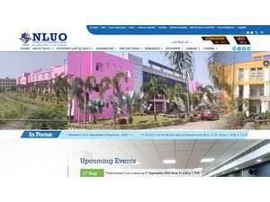 National Law University Odisha's Website Screenshot