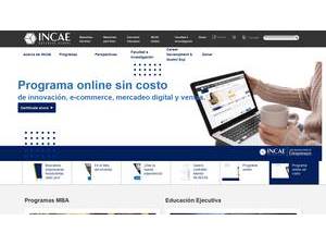 INCAE Business School, Nicaragua's Website Screenshot