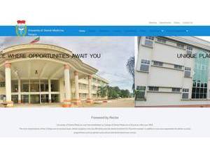 University of Dental Medicine, Yangon's Website Screenshot