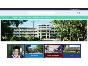 Hinthada University's Website Screenshot
