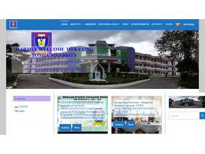 Kyaing Tong University's Website Screenshot