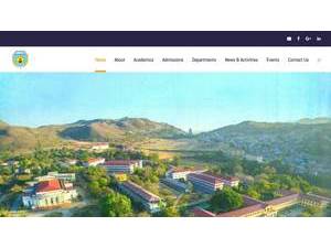 Taunggyi University's Website Screenshot