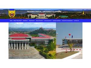 Technological University, Loikaw's Website Screenshot