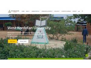 West Kordofan University's Website Screenshot