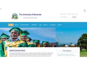 Université de Bamenda's Website Screenshot