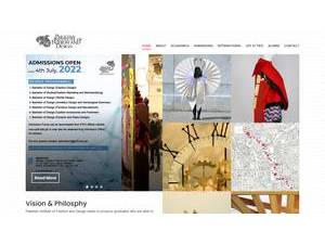 پاکستان انسٹی ٹیوٹ آف فیشن اینڈ ڈیزائن's Website Screenshot