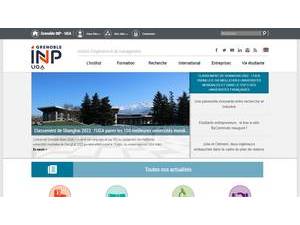 Grenoble INP's Website Screenshot