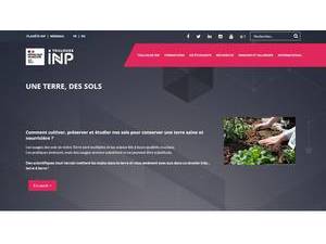 National Polytechnic Institute of Toulouse's Website Screenshot