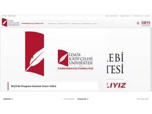 Izmir Kâtip Çelebi Üniversitesi's Website Screenshot