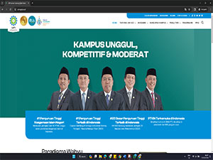 State Islamic University Sunan Gunung Djati's Website Screenshot