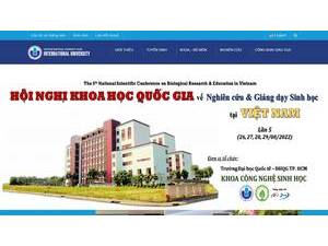Ho Chi Minh City International University's Website Screenshot