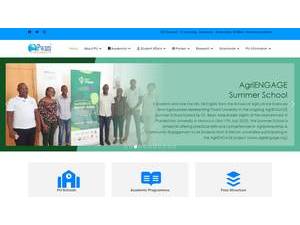 Pwani University's Website Screenshot
