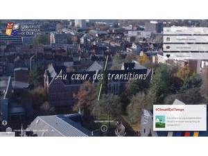 Lille Catholic University's Website Screenshot