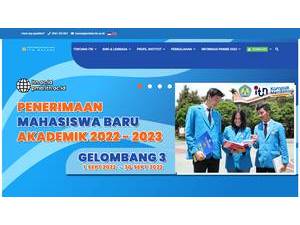 Institut Teknologi Nasional Malang's Website Screenshot