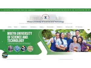 Mbeya University of Science and Technology's Website Screenshot