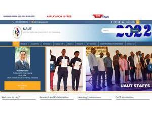United African University of Tanzania's Website Screenshot