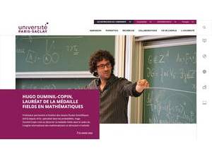 University of Paris-Saclay's Website Screenshot