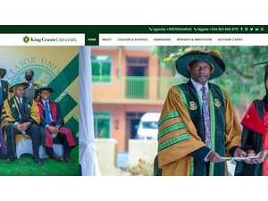 King Ceasor University's Website Screenshot